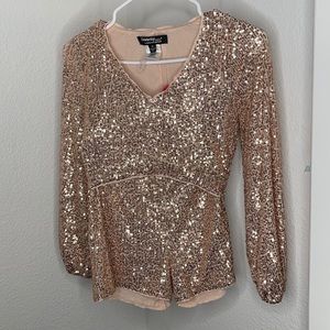 Rose Gold Two Piece Glitter set.